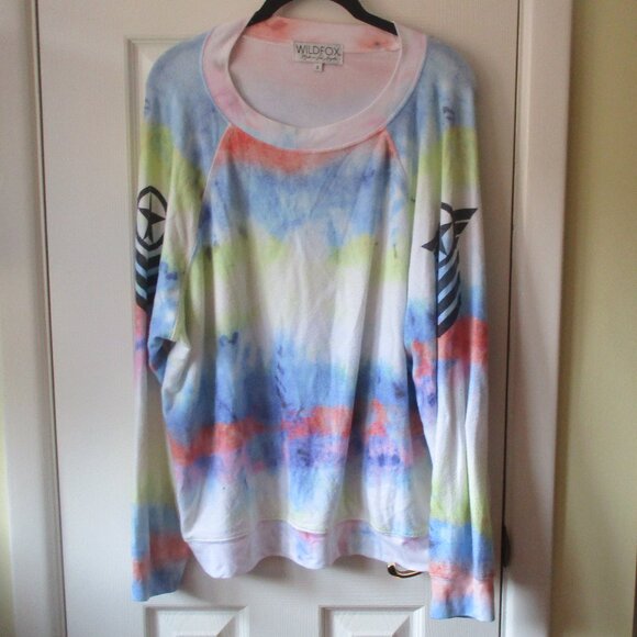 Wildfox Tie Dye Sweater SMALL - Picture 1 of 6